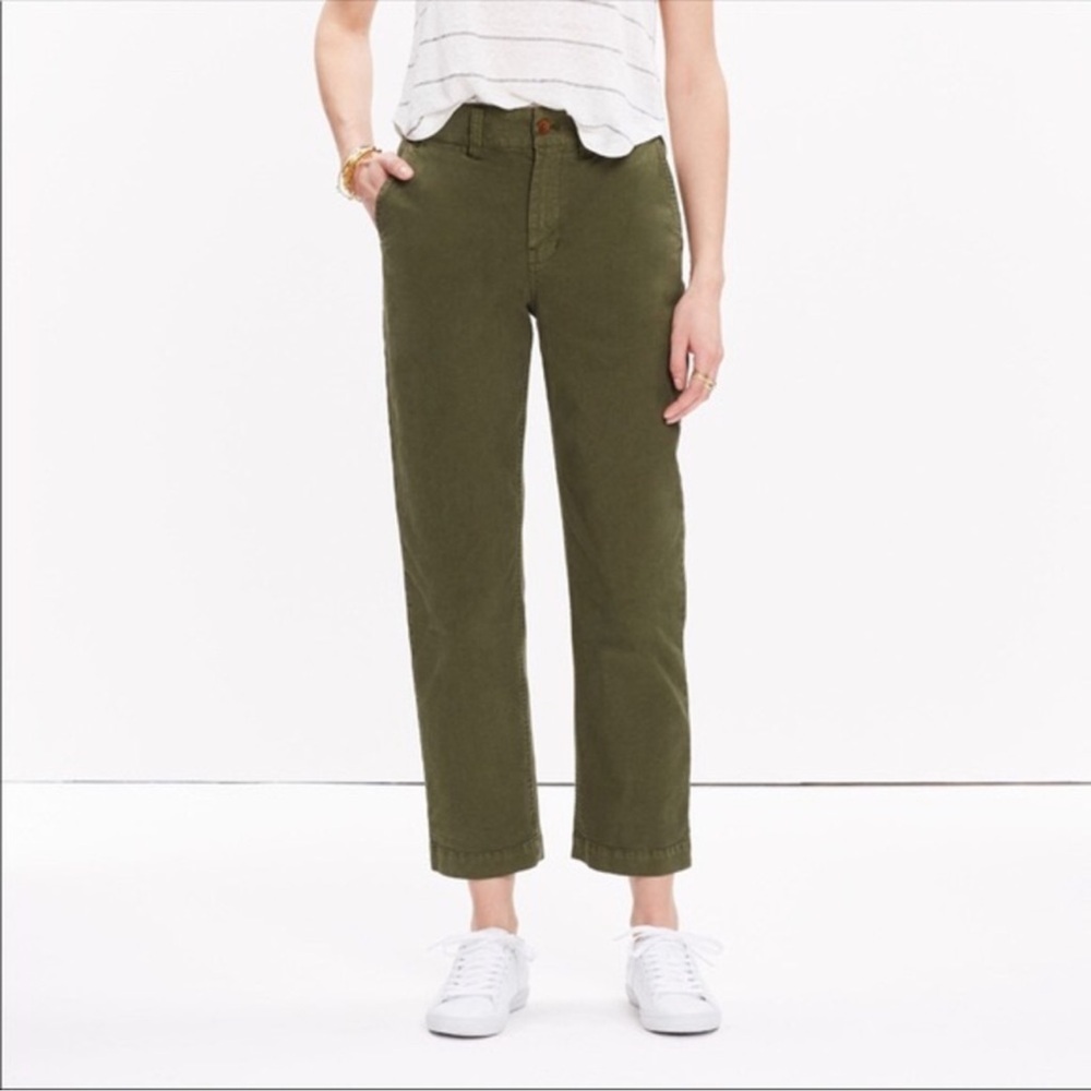 Madewell Cruiser High Rise Straight Leg Pants